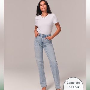 Abercrombie Ultra High Rise 90’s Straight Jeans